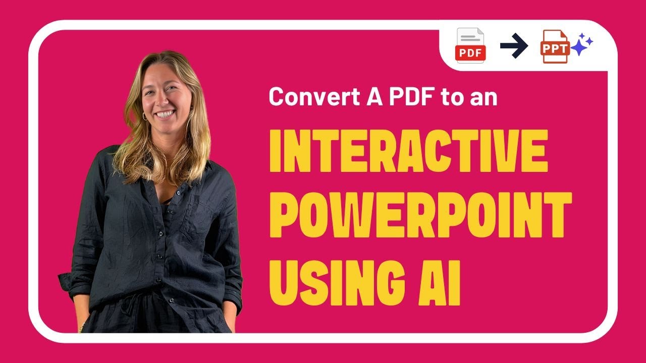 How to Convert a PDF into a PowerPoint with AI