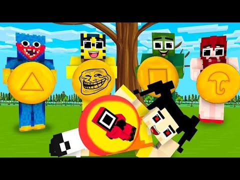 Monster School : $100,000,000 SQUID GAME HONEYCOMB CANDY CHALLENGE (Minecraft Animation)