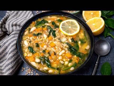 Easy Barley Soup with Vegetables