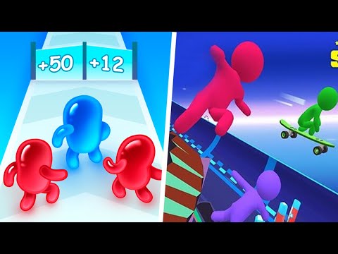 Join Blob Clash 3D vs Turbo Star  - Satisfying Mobile Game Max Level Gameplay (Part 1)