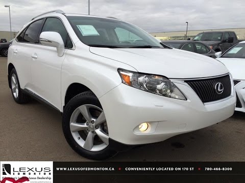 Lexus Certified Pre Owned White 2012 RX 350 AWD Premium Package 2 Review | Wetaskiwin Alberta