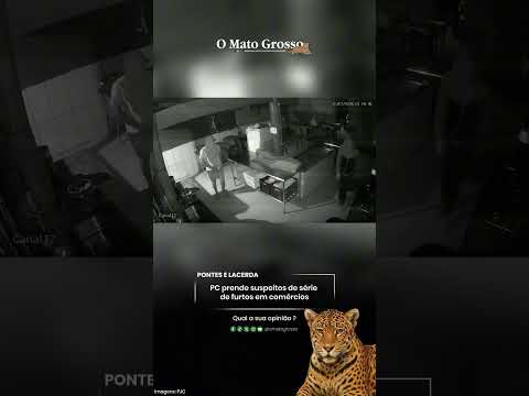 PC prende suspeitos de série de furtos em comércios