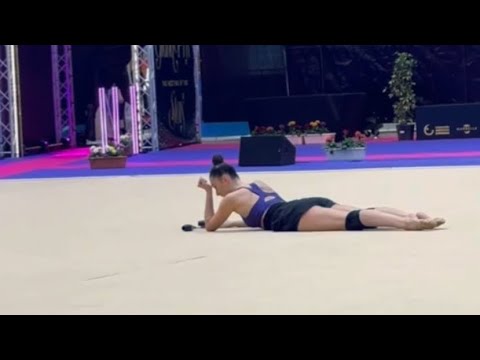 Alina HARNASKO (BLR) New Clubs - Podium Training GP Marbella 2025