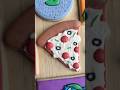 Pizza Sugar Cookie Pizzacookie Sugarcookiedecorating Pizza