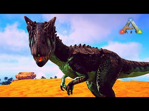 Ark: Survival Evolved - Crystal Isles E44 - Taming an Allosaurus with Primitive Gear