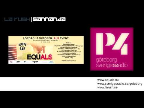 P4 Göteborg Radio Intervju med LA RUSH & SANNANDA och Anette Westin. Equal 2015 -10 -09