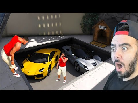 FRANKLIN IKIZ KARDEŞININ GIZLI GARAJINI BULDU - GTA 5 MODS