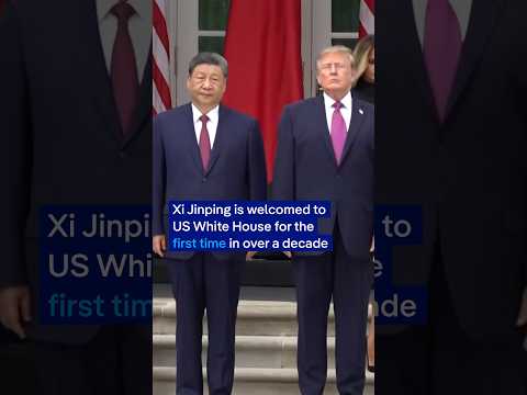 Xi Jinping is welcomed in the US White House for the first time in over a decade | DW News