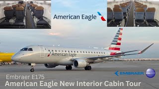 American Eagle Embraer E175 'New Interior' Cabin Tour