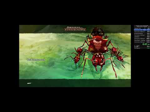 empires of the undergrowth any% speedrun 1h 45mins 56seconds (WR)