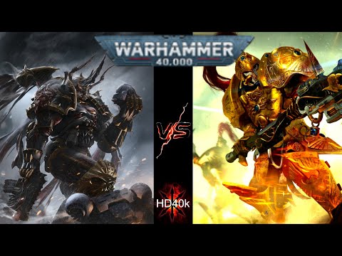 Black Legion Chaos Space Marines Vs Adeptus Custodes Warhammer 40k 2000 Point Battle Report