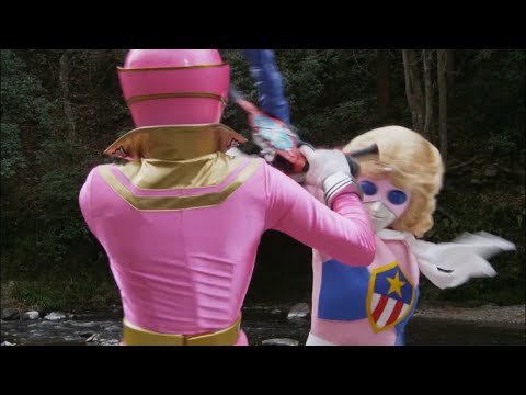 GOKAI PINK VS BATTLE FEVER #supersentaiseries