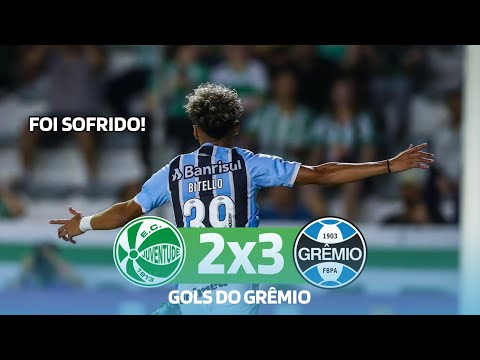 Foi Sofrido! Gols do Grêmio - Juventude 2 x 3 Grêmio - 6ª Rodada do Gauchão 2023