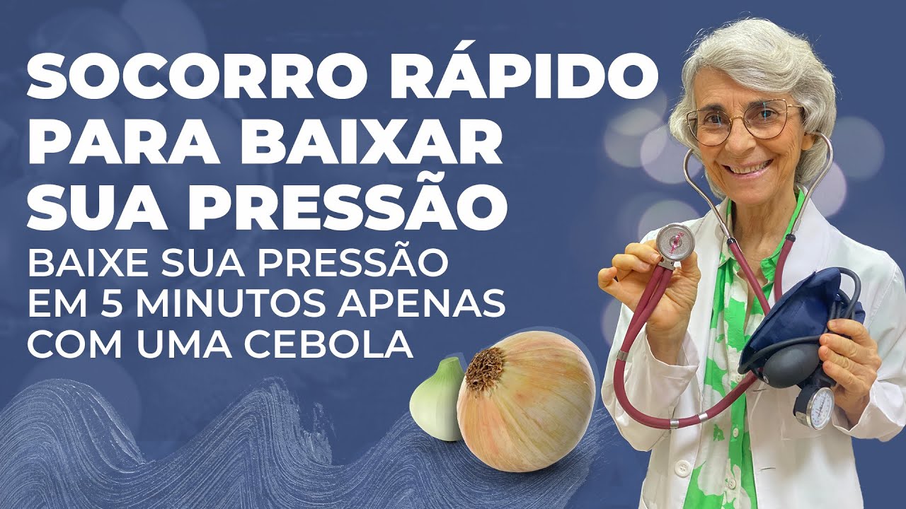 Socorro RÁPIDO para baixar sua pressão