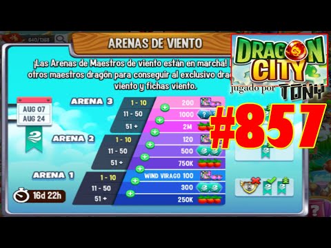 Dragon City "Capítulo 857 - Arenas de los Maestros del Viento" por Tony