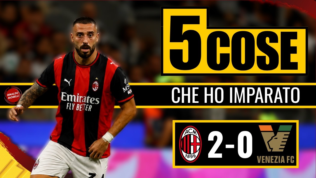 AMORIM sta scegliendo il SUO MILAN | Le 5 cose da Milan-Venezia 2-0