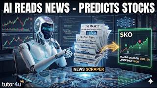 I Built an AI That Scrapes News & Predicts Stocks (Python + Groq)