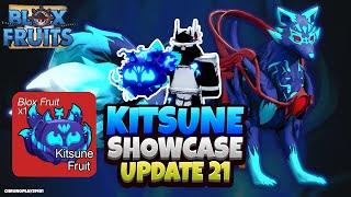 NEW Kitsune Fruit + Fox Lamp (Full Showcase) + RELEASE DATE (Update 21 Blox Fruits)