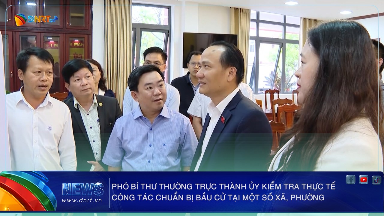 PHÓ BÍ THƯ THƯỜNG TRỰC THÀNH ỦY KIỂM TRA THỰC TẾ CÔNG TÁC CHUẨN BỊ BẦU CỬ TẠI MỘT SỐ XÃ, PHƯỜNG