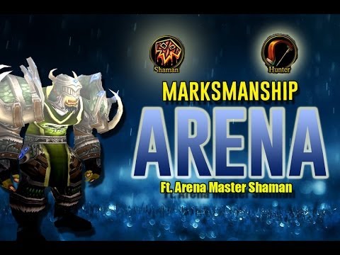 MM Hunter + Arena Master Shaman (under geared) 2v2 + Commentary
