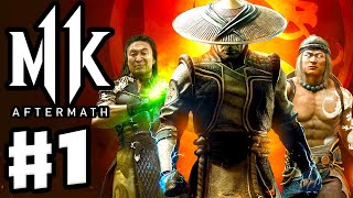 Mortal Kombat 11: Aftermath - Gameplay Walkthrough Part 1 - Chapter 13: Time's Arrow - Nightwolf!