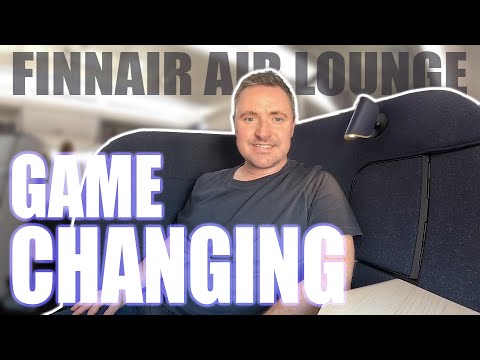 FINNAIR BUSINESS CLASS Their Crazy Air Lounge seat!