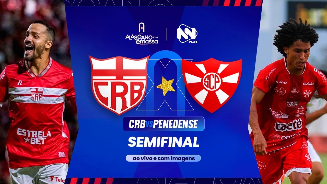 AO VIVO E COM IMAGENS | CRB X PENEDENSE - 15/02/25 - SEMIFINAL | ALAGOANO 2025 | #LIVE