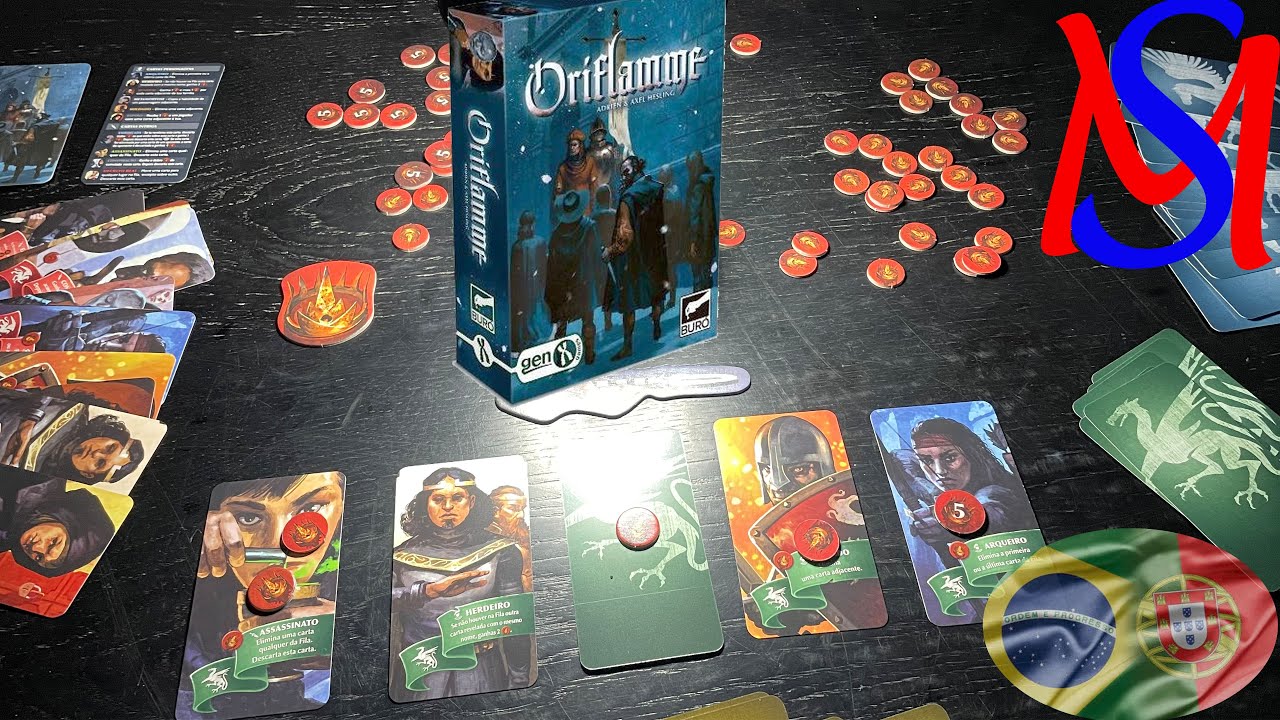 O que tem na caixa do Estandarte - Jogo de cartas