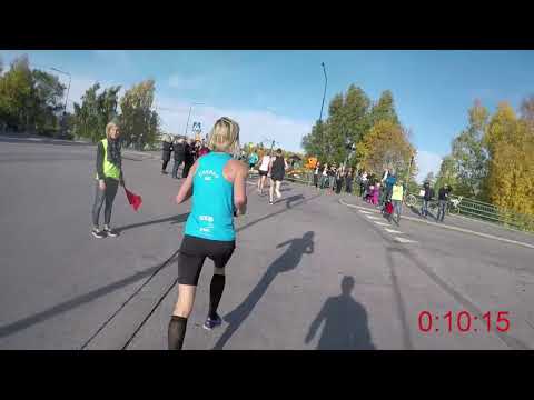 Å-stadsloppet 2017 - 21,1 km (Löparperspektiv)
