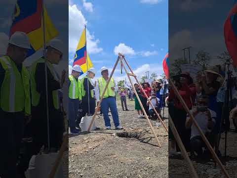 COLOCACIÓN DE LA PRIMERA PIEDRA / ESCUELA BIBLICA PAUL R. PRICE / DISTRITO LOJA / ZAPOTILLO