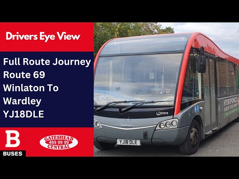 DEV: FULL ROUTE JOURNEY | Nexus Bus Route 69 - Winlaton To Wardley | YJ18DLE