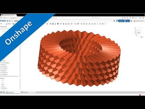 Userwish Beehive Bienenwaben Onshape Training Part Design