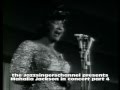 Mahalia Jackson in concert part 4   YOU CAN'T HURRY GOD