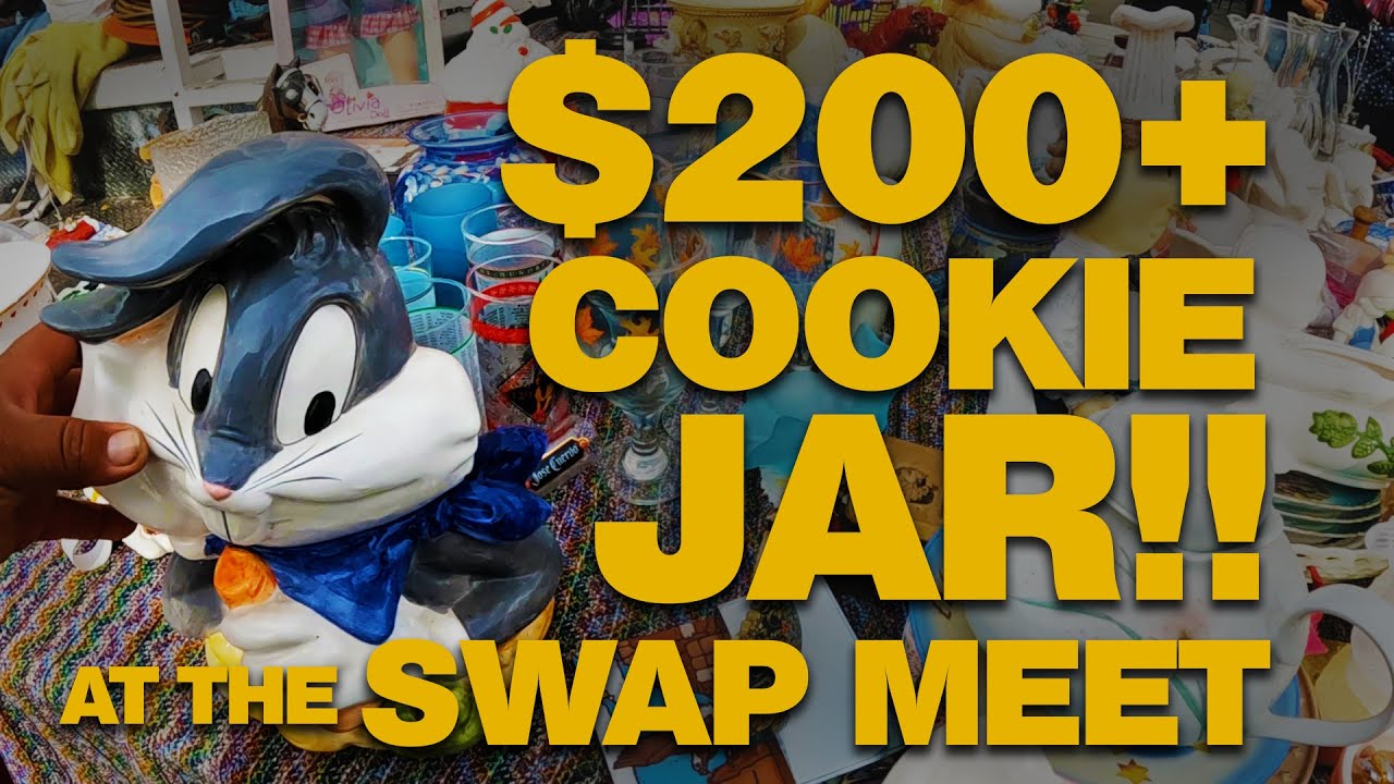 $200+ BUGS BUNNY COOKIE JARS FIND AT THE SWAP MEET!!!