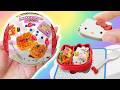 MAKING MINI HELLO KITTY FOOD Hello Kitty MiniVerse Coffee Milkshake Waffles