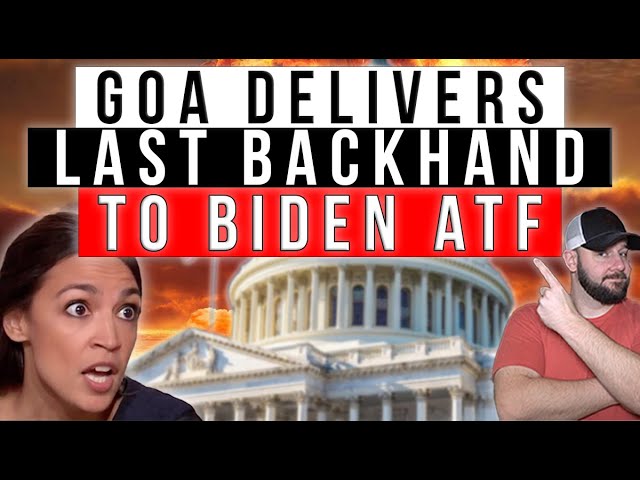 EPIC: GOA Takes The Gloves Off & PROMPTLY Backhands The Last Hurrah Of ATF Over Pistol Braces