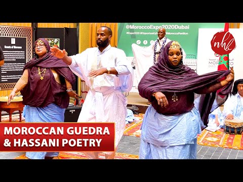 Hassani Poetry with Guedra | Moroccan Dance & Folklore Guedra | Expo 2020 Dubai | Moroccan Pavilion
