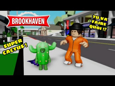 LE CACTUS EST LE PIRE SUPER HÉROS DE LA VILLE ET ... ! BROOKHAVEN RP - ROBLOX