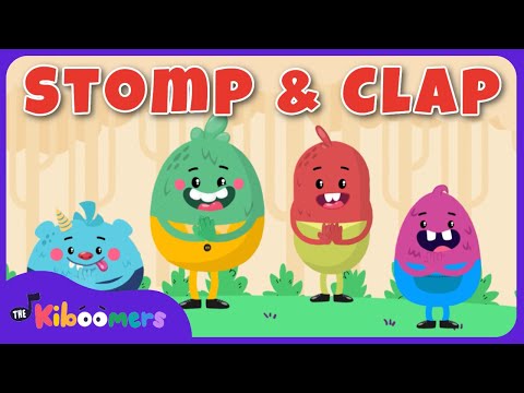 Stomp Clap Dance - THE KIBOOMERS Preschool Movement Songs for Circle Time