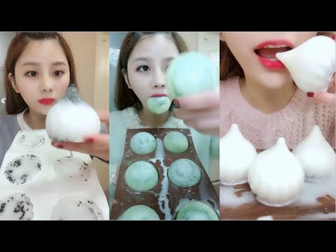 Sütlü Buz Yemek Videoları - #103 ASMR (Frozen Milk Eating)