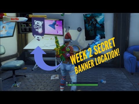 Fortnite: Season 7, Week 2 Secret Banner Location