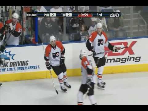 Blair Betts scores again  vs Lightning - 12-23-09