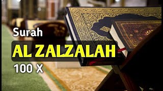 Download lagu SURAT AL ZALZALAH 100 X | Muhammad Thaha Al-Junayd mp3