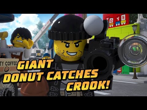 Vidéo LEGO City 60233 : L'ouverture du magasin de donuts