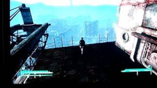 preview picture of video 'Fallout 3 Rivet City leap of faith'