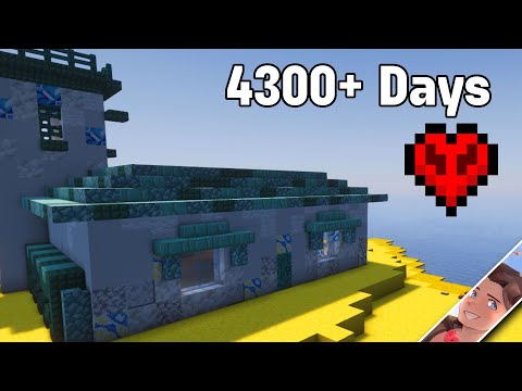 Insane 2 year Minecraft journey with 4300+ days!