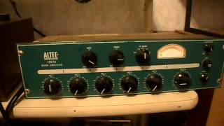Video thumbnail for altec 1567a tube preamplifier mixer by Jim Jams Vintage Music