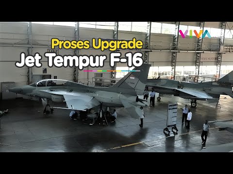 Intip Proses Upgrade Jet Tempur F-16 TNI AU