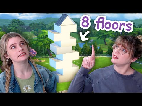 building an 8 floor home for 8 sims in the sims 4 | Growing Together