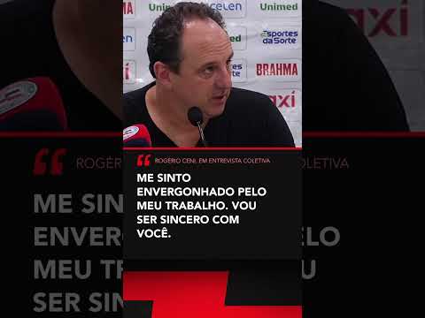 Rogério Ceni muito abalado após derrota do Bahia para o América-MG #shorts